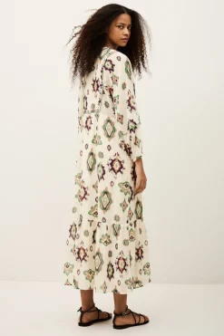 Ba&Sh OELIA robe midi ECRU Clearance