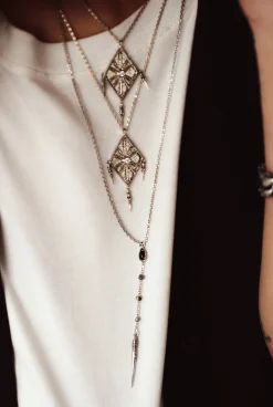 Ba&Sh OJAS collier avec pendentif GRIS Clearance