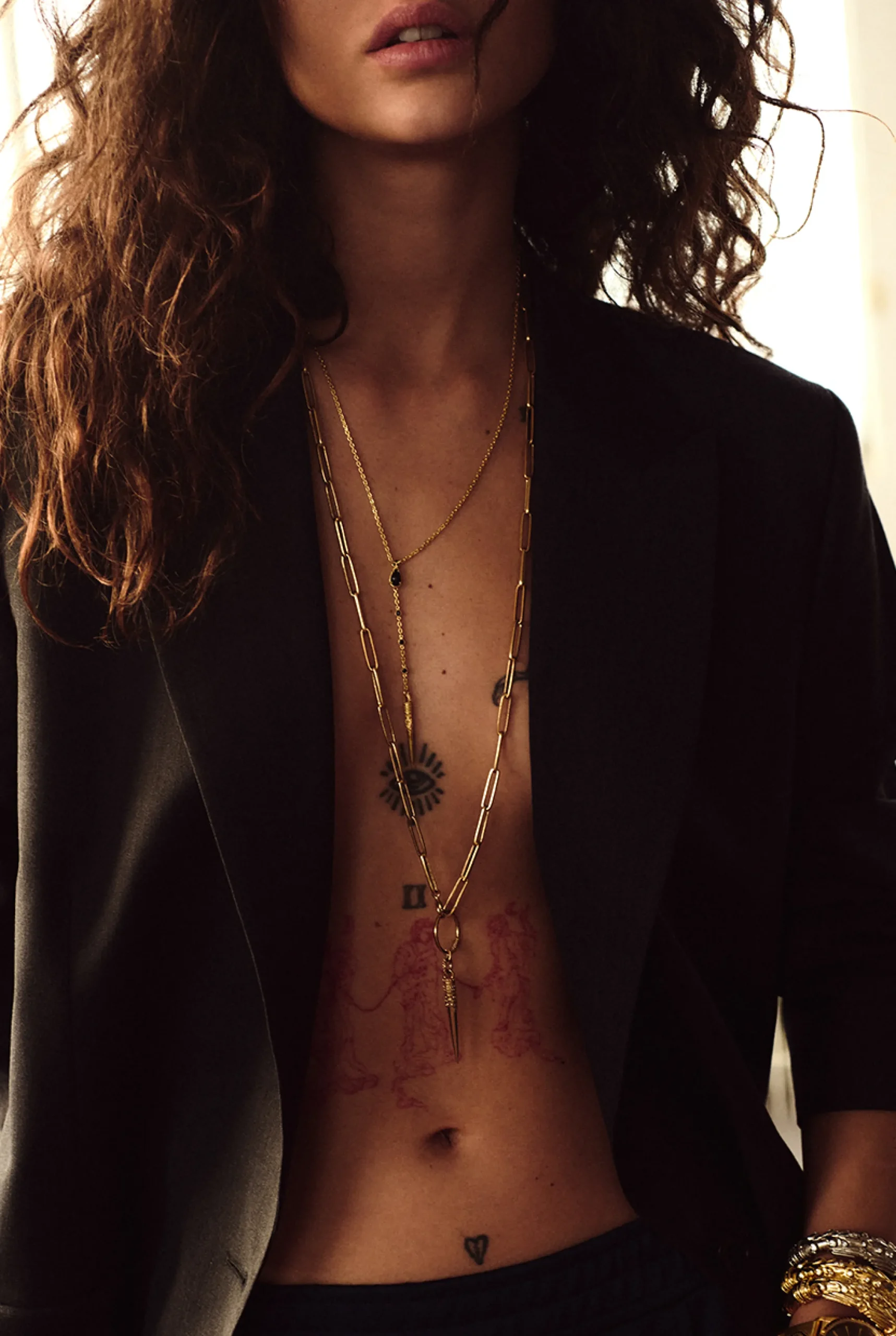 Ba&Sh OJAS collier avec pendentif DORE Clearance