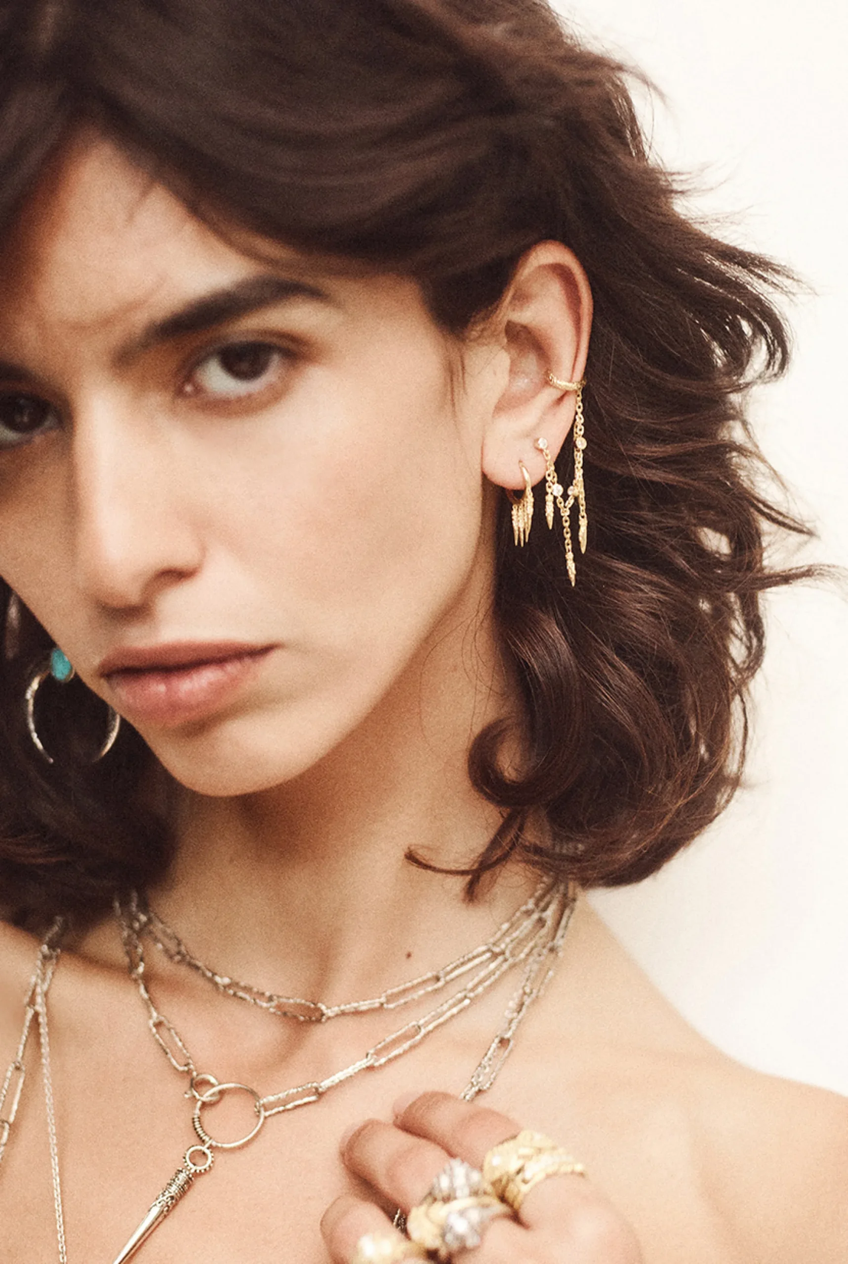 Ba&Sh OKINAWA boucle d'oreille DORE Clearance