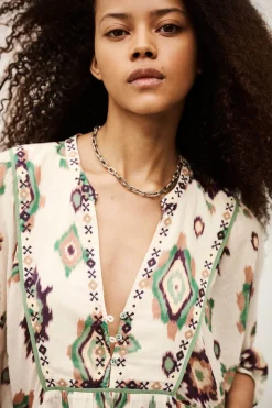 Ba&Sh OLALIE robe courte ECRU Clearance