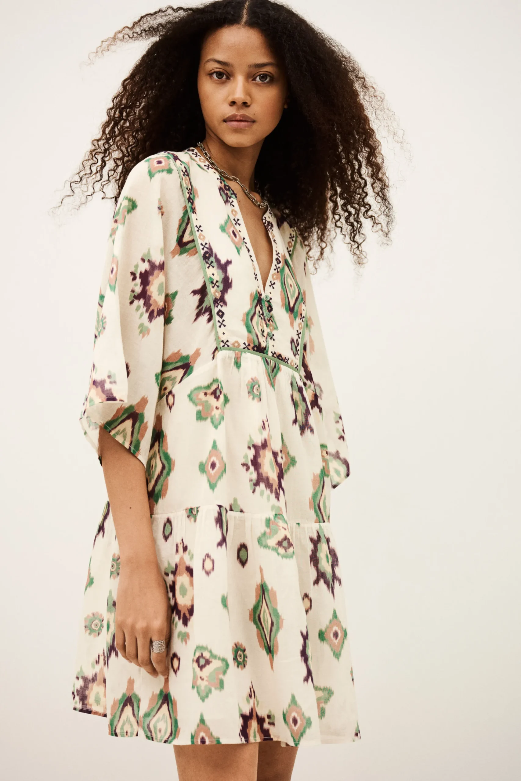 Ba&Sh OLALIE robe courte ECRU Clearance