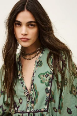 Ba&Sh OLALIE robe courte VERT Online