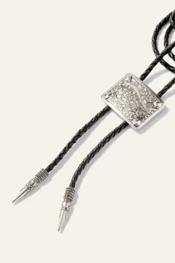 Ba&Sh ORTAN bolo tie en argent GRIS Outlet
