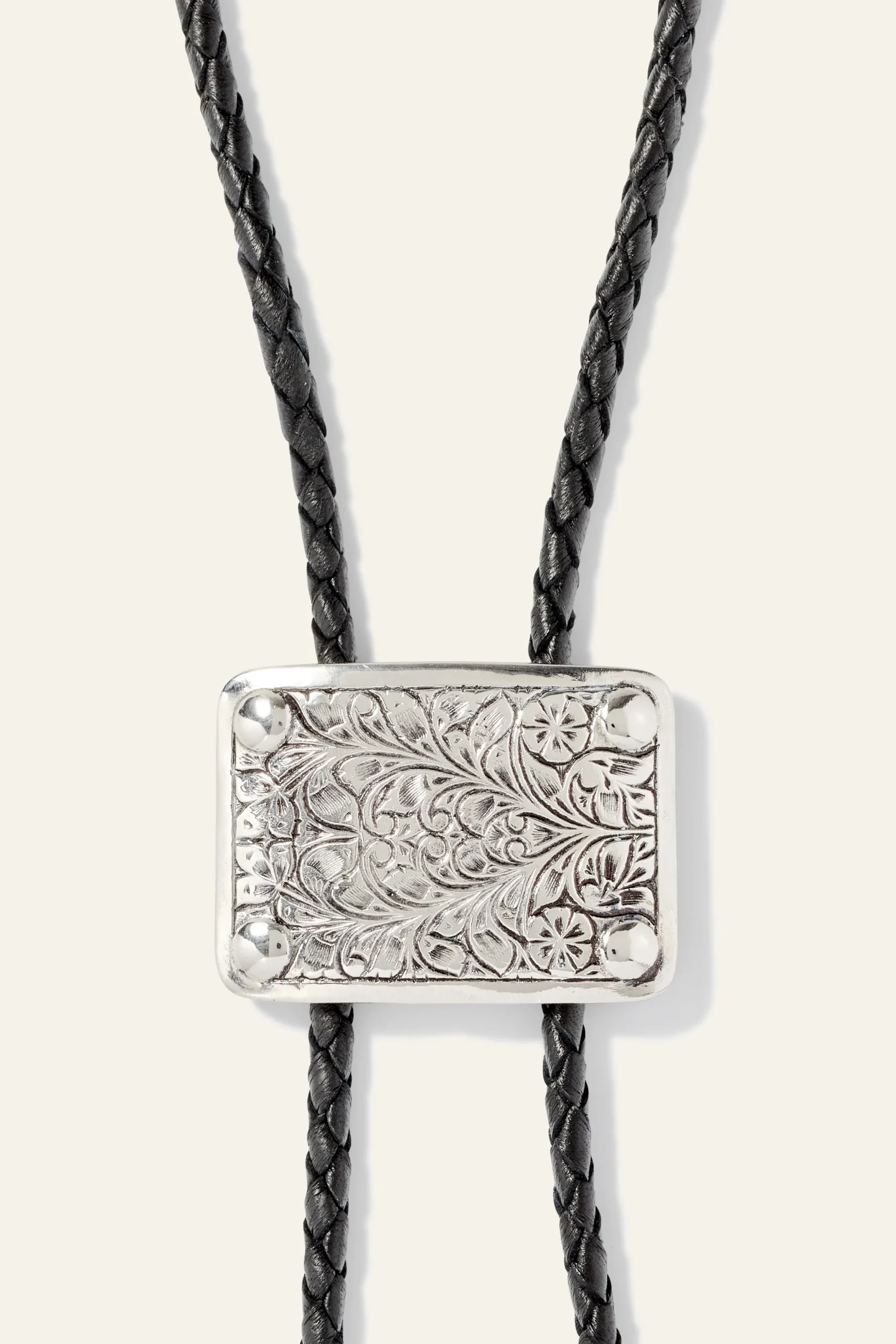 Ba&Sh ORTAN bolo tie en argent GRIS Outlet