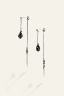 Ba&Sh OSKAR boucles d'oreilles pendentifs 130 € GRIS Online