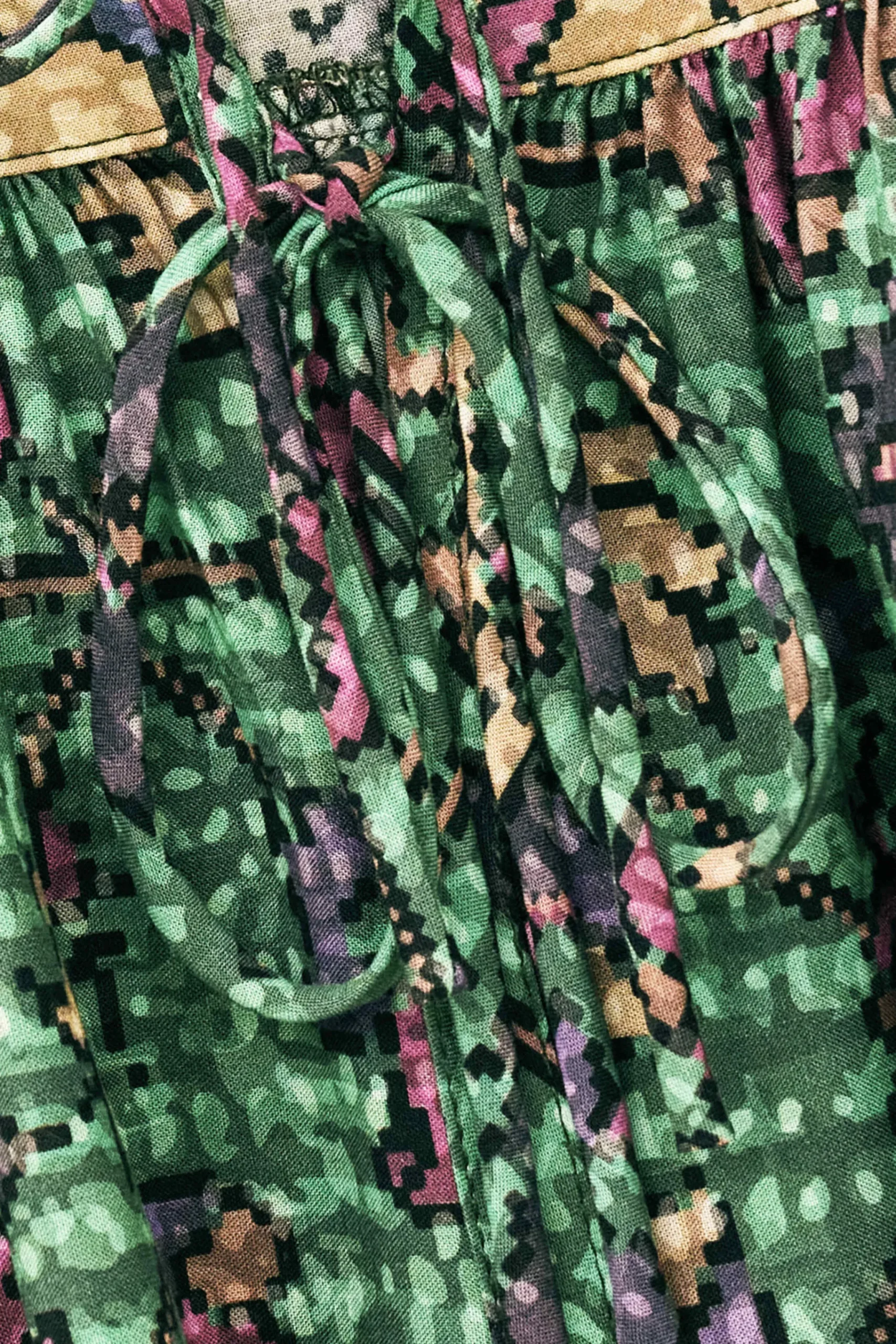 Ba&Sh PAMILA blouse ample VERT Outlet