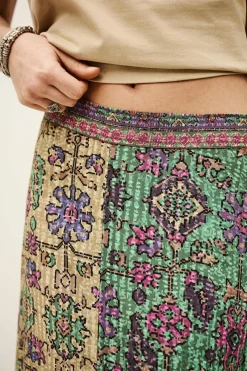 Ba&Sh PARIO jupe midi VERT Clearance