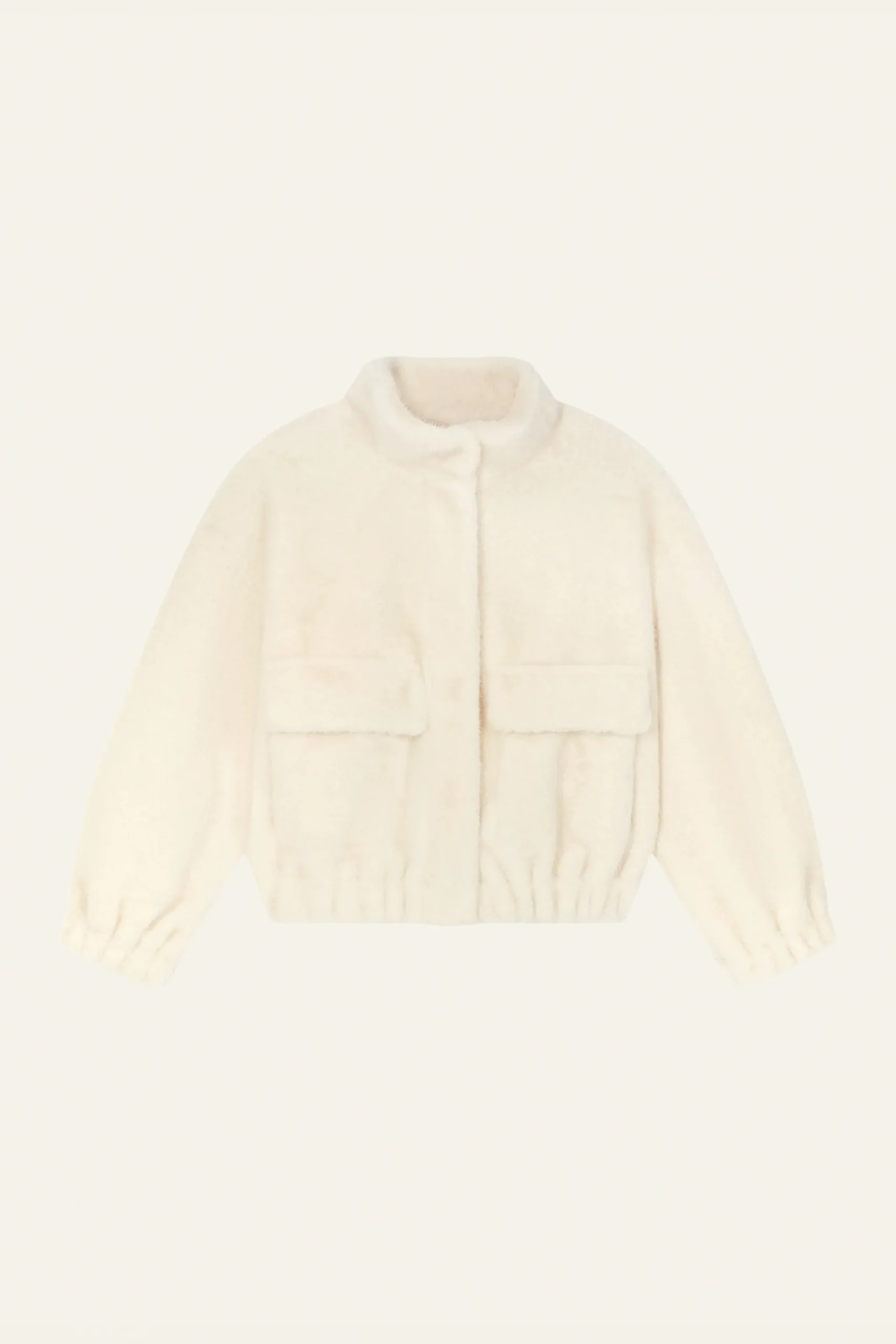 Ba&Sh PAROS veste ample courte ECRU Discount