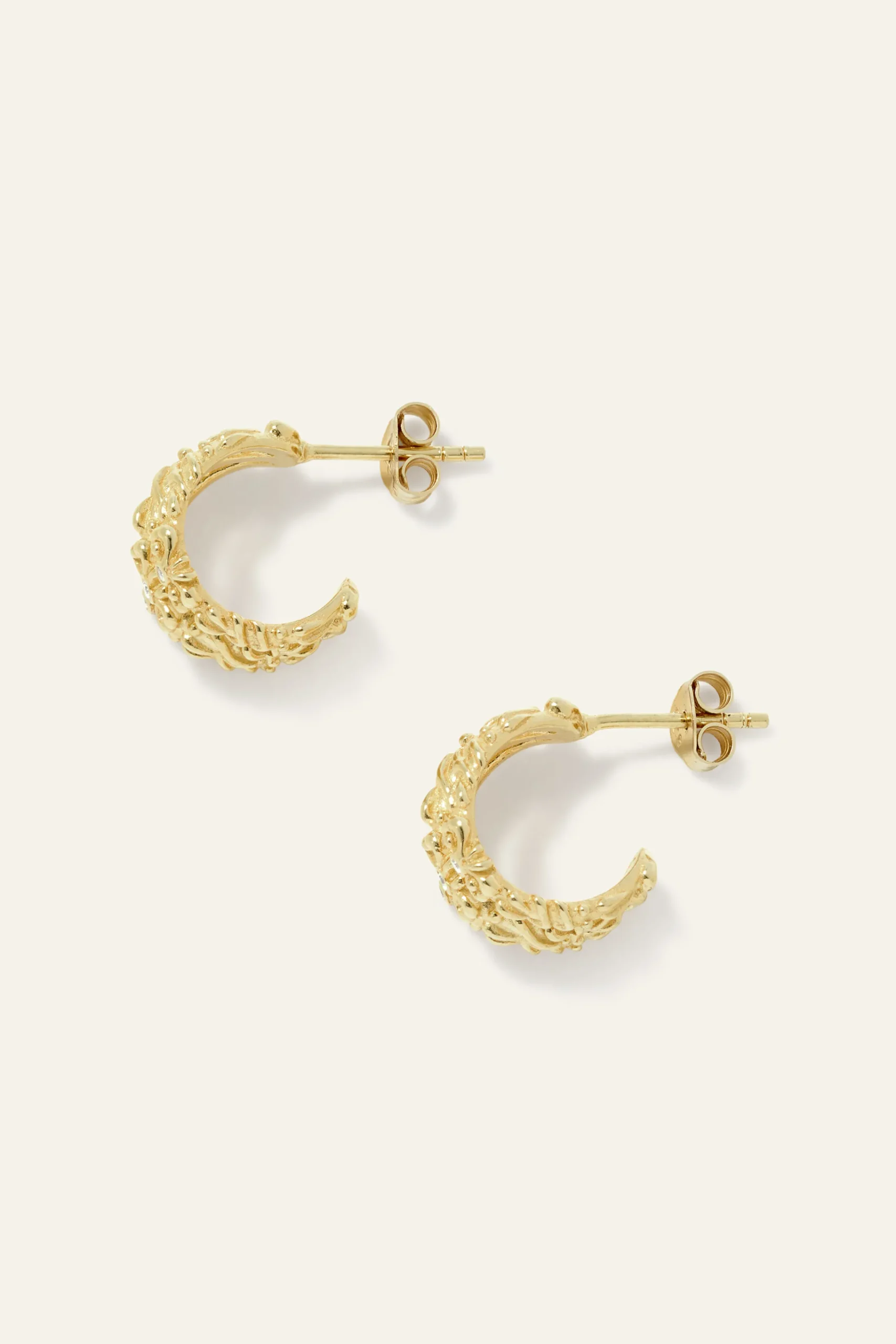 Ba&Sh PERRINE boucles zircon DORE Discount