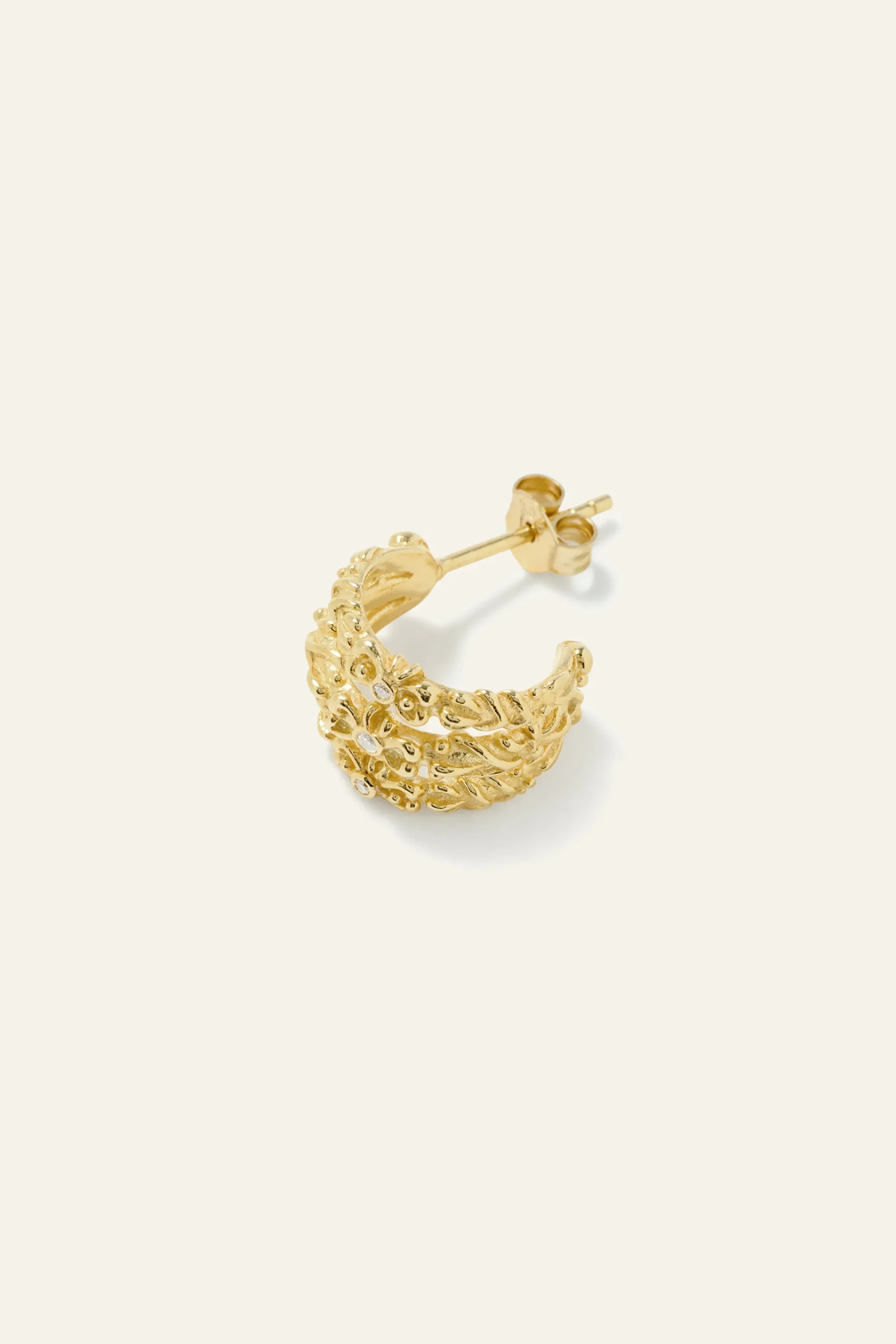 Ba&Sh PERRINE boucles zircon DORE Discount