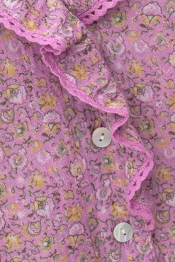 Ba&Sh PHYSALYS chemise imprimée ROSE Discount