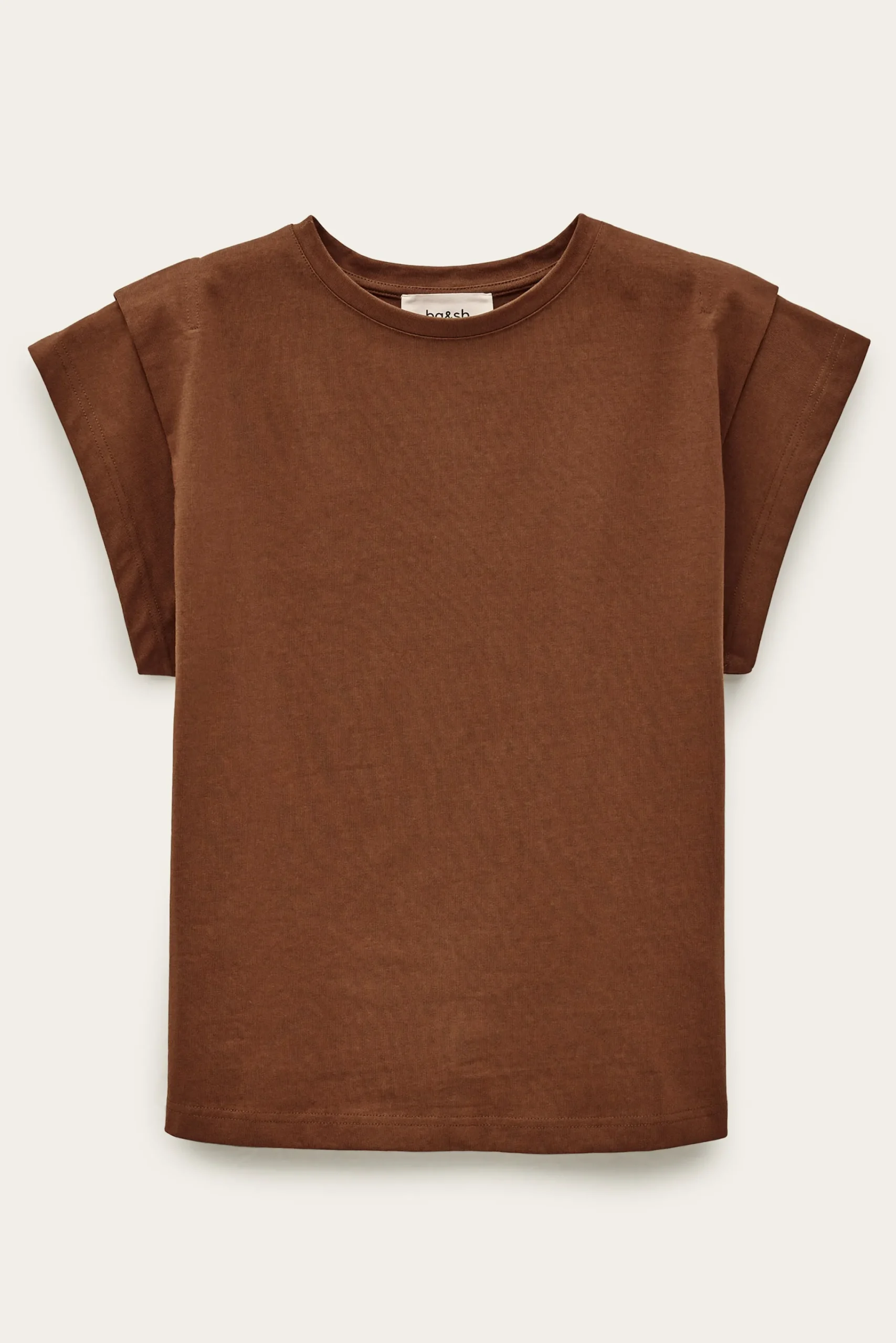 Ba&Sh PIO t-shirt manches courtes MARRON Clearance