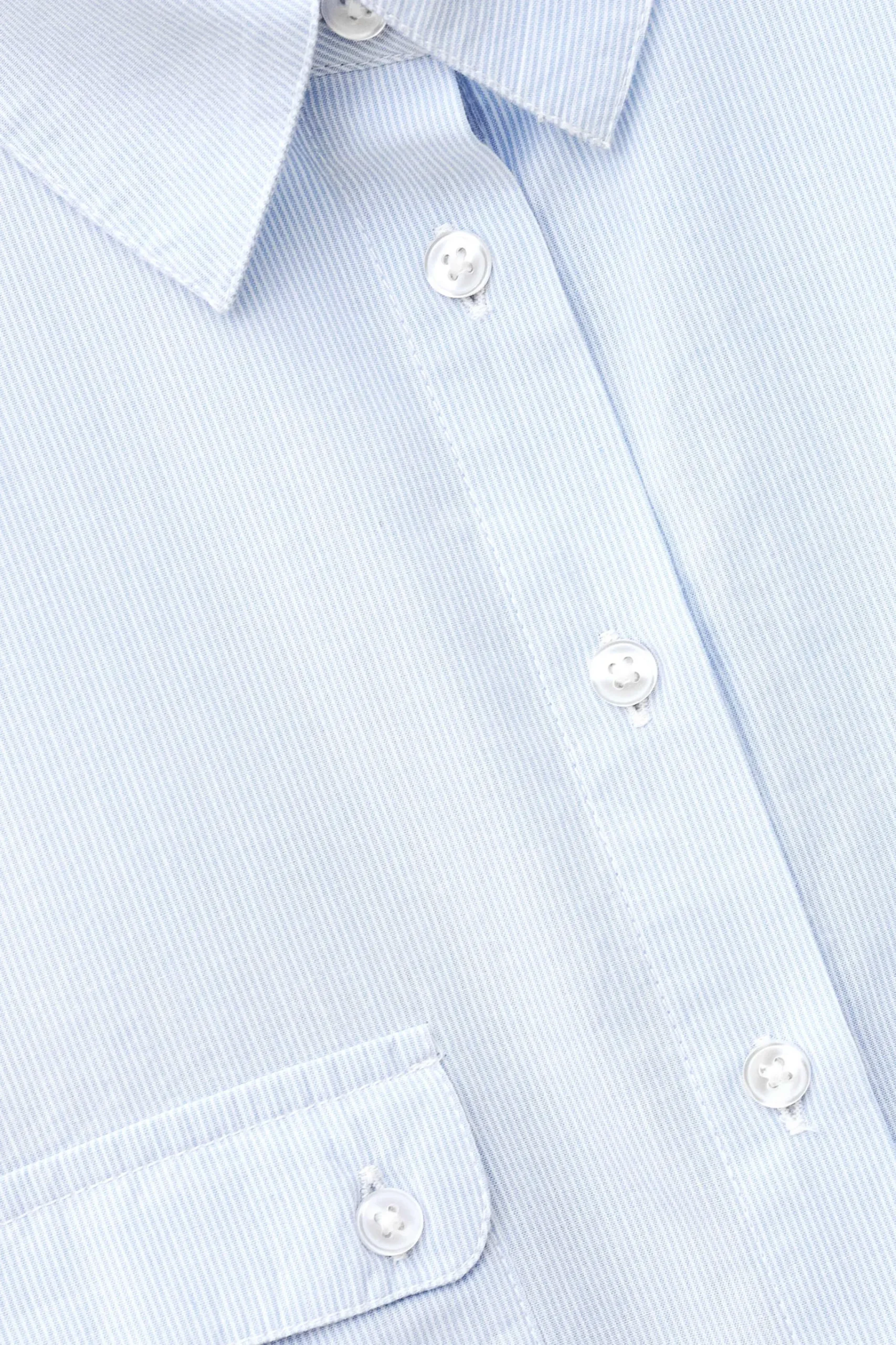 Ba&Sh PORZIA chemise rayée ample BLEU Sale