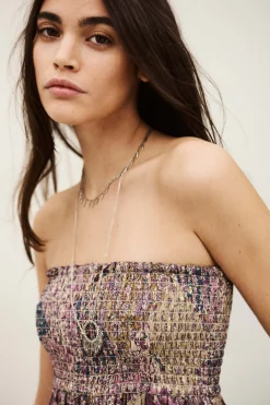 Ba&Sh PRETTY top bustier ROSE New