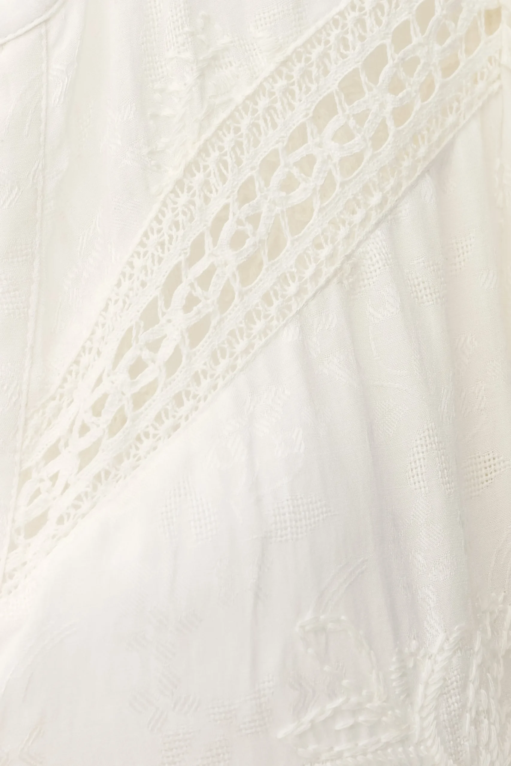 Ba&Sh PRISCO robe midi jacquard ECRU Sale