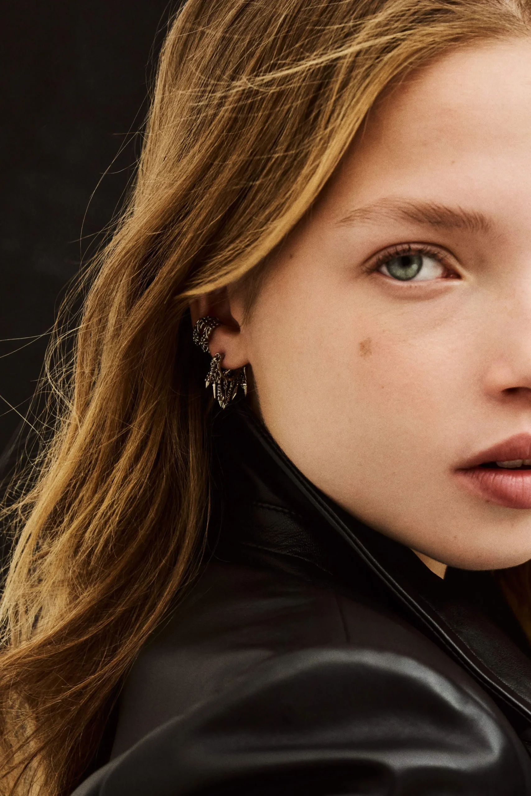 Ba&Sh PRUNE earcuff argent GRIS Outlet