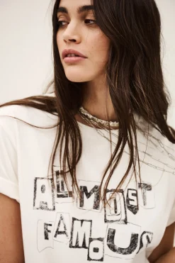 Ba&Sh RALFA tee-shirt col rond ECRU Clearance