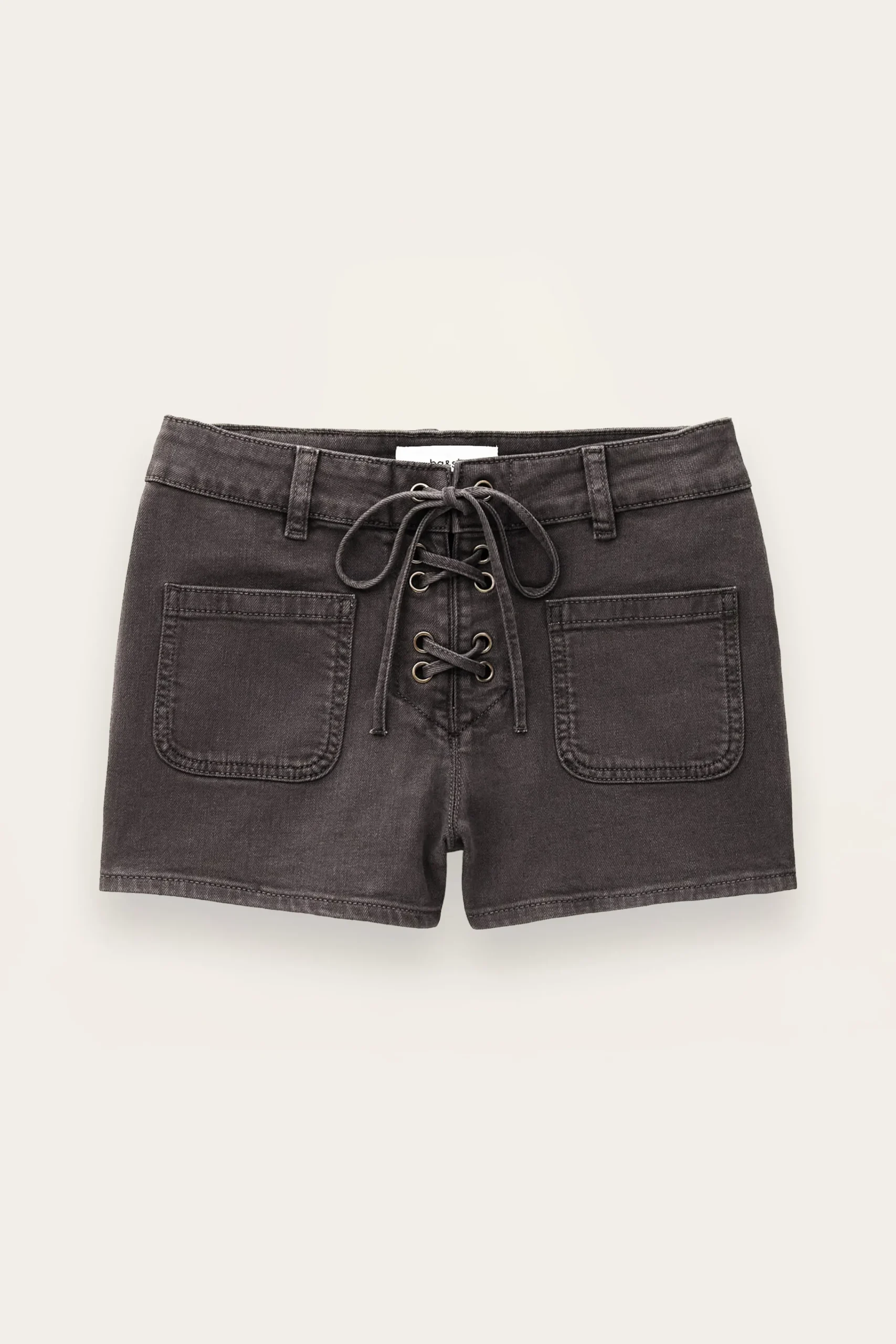 Ba&Sh RENO short denim taille haute GRIS Hot
