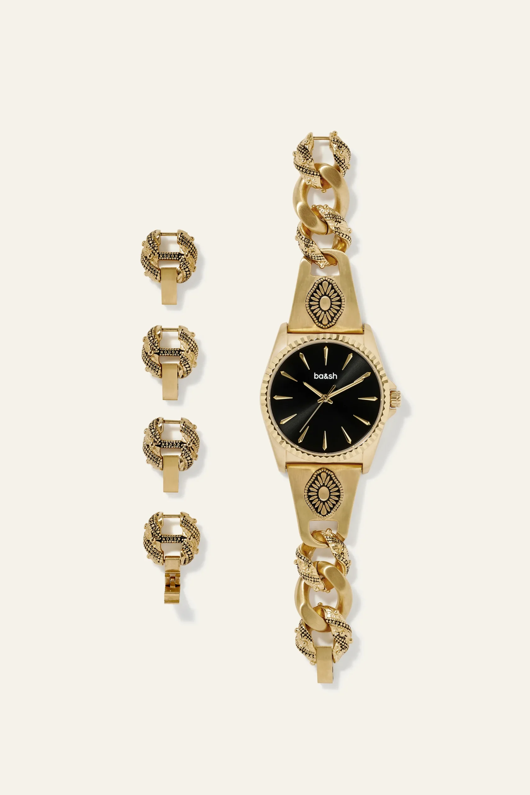 Ba&Sh RESET montre bijou NOIR Discount