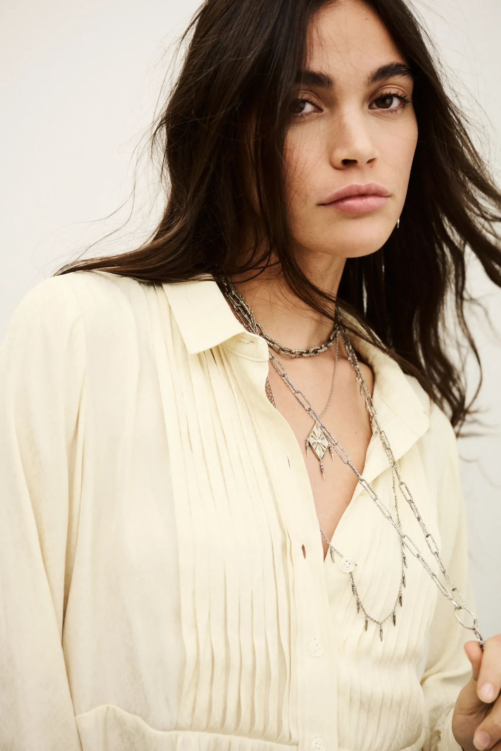 Ba&Sh RIATA chemise imprimée BLANC Clearance