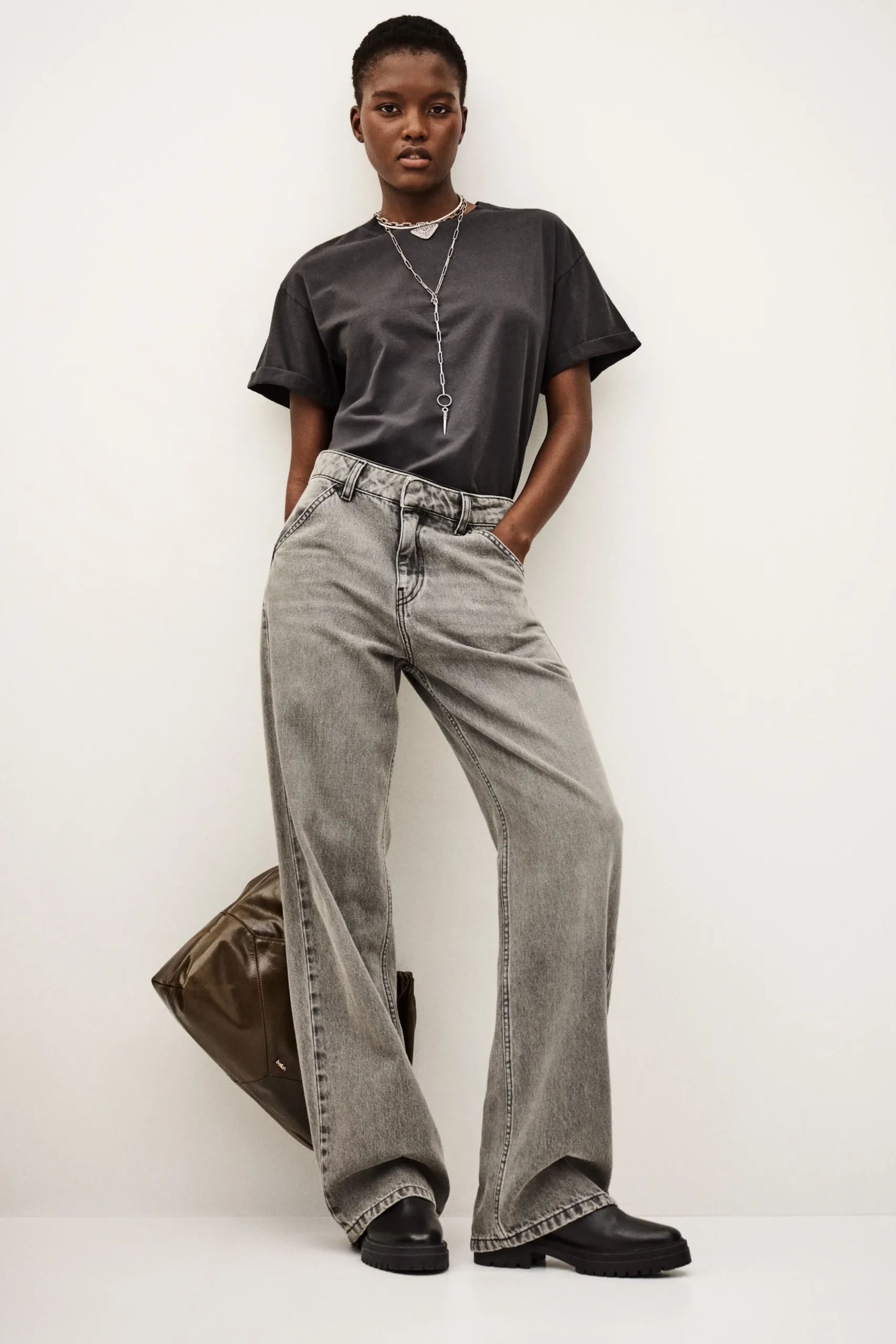 Ba&Sh ROSIE top manches courtes GRIS Discount