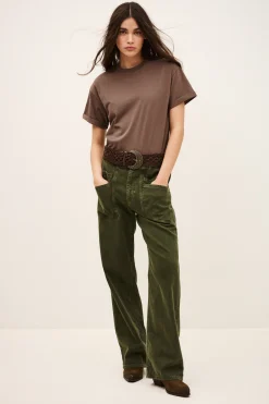 Ba&Sh ROSIE t-shirt basique MARRON Hot