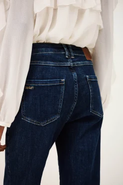 Ba&Sh ROSS Jeans Flare BLEU Discount