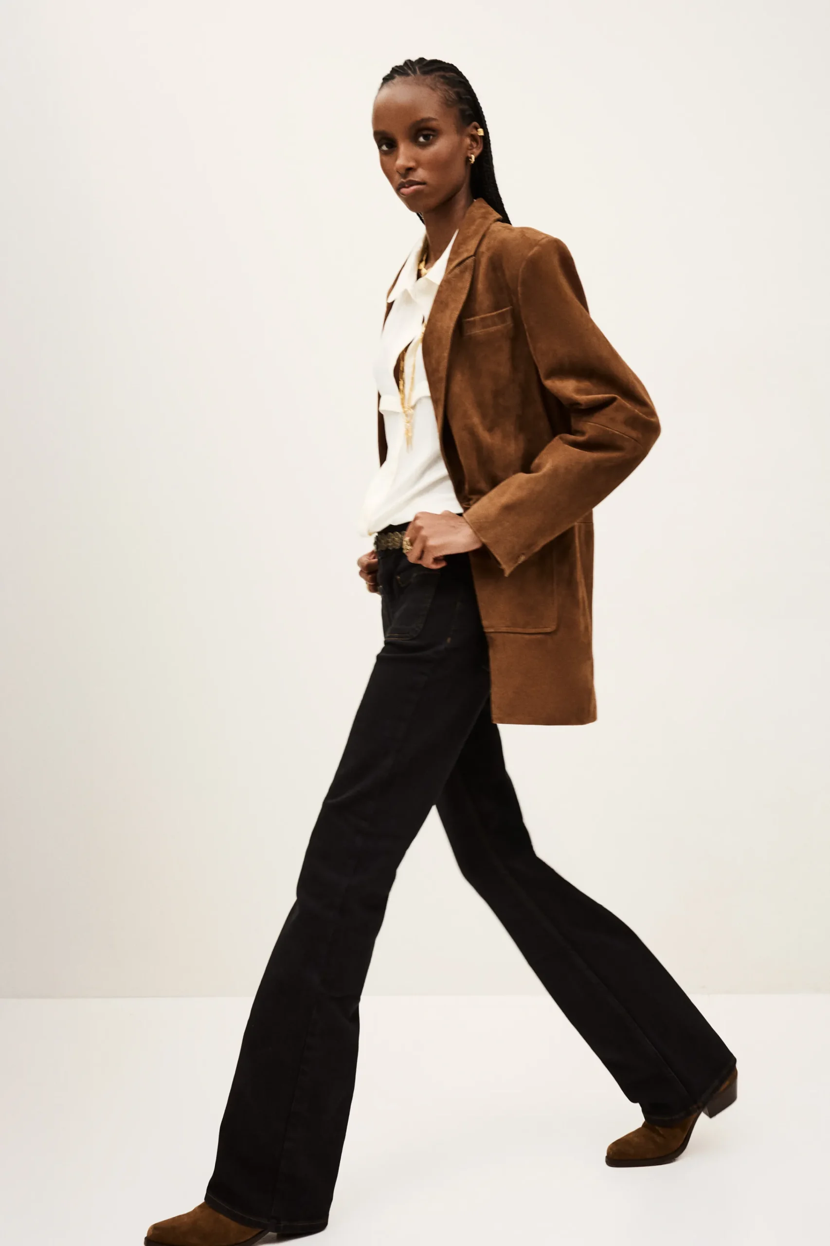 Ba&Sh ROSS jeans flare NOIR Clearance