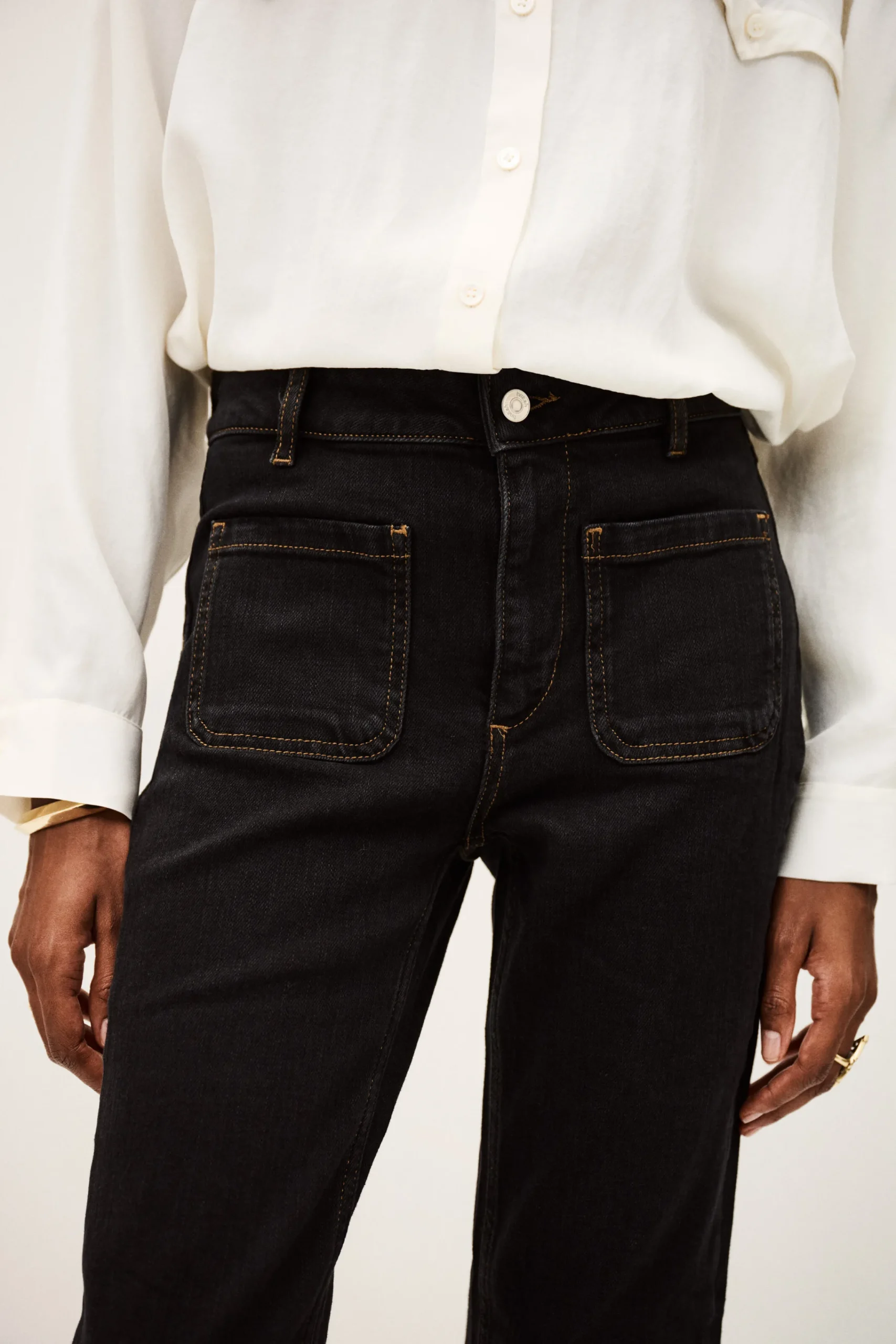 Ba&Sh ROSS jeans flare NOIR Clearance