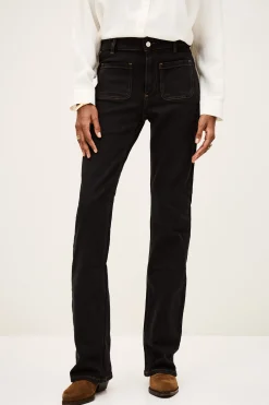 Ba&Sh ROSS jeans flare NOIR Clearance