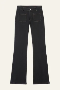 Ba&Sh ROSS jeans flare NOIR Clearance