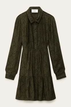 Ba&Sh ROSYNA robe chemise courte VERT Sale