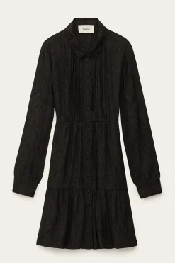 Ba&Sh ROSYNA robe chemise courte NOIR Hot