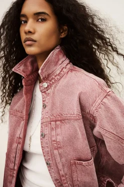 Ba&Sh RUNO veste denim ROSE Online