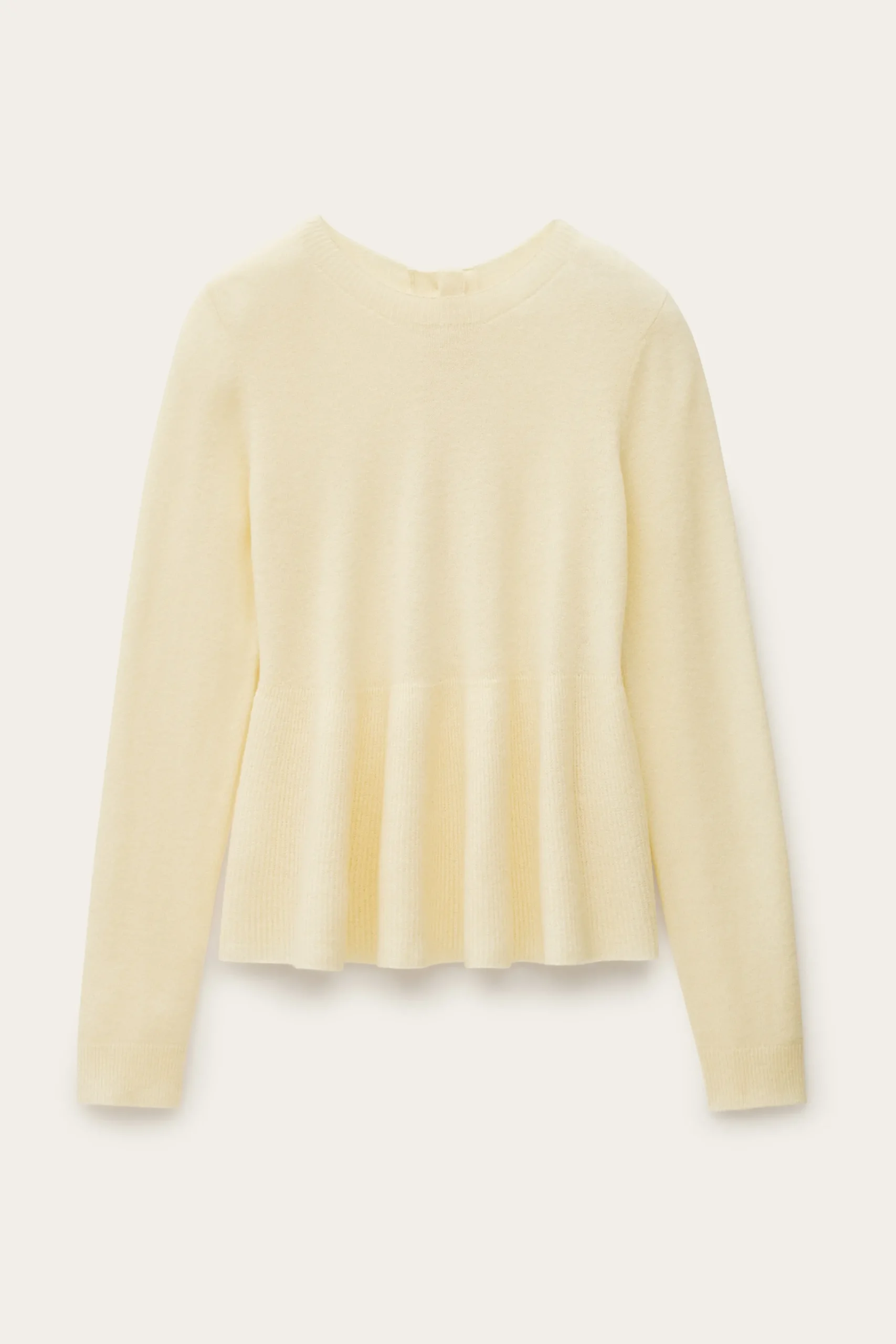 Ba&Sh SALAMA pull laine intemporel JAUNE Discount