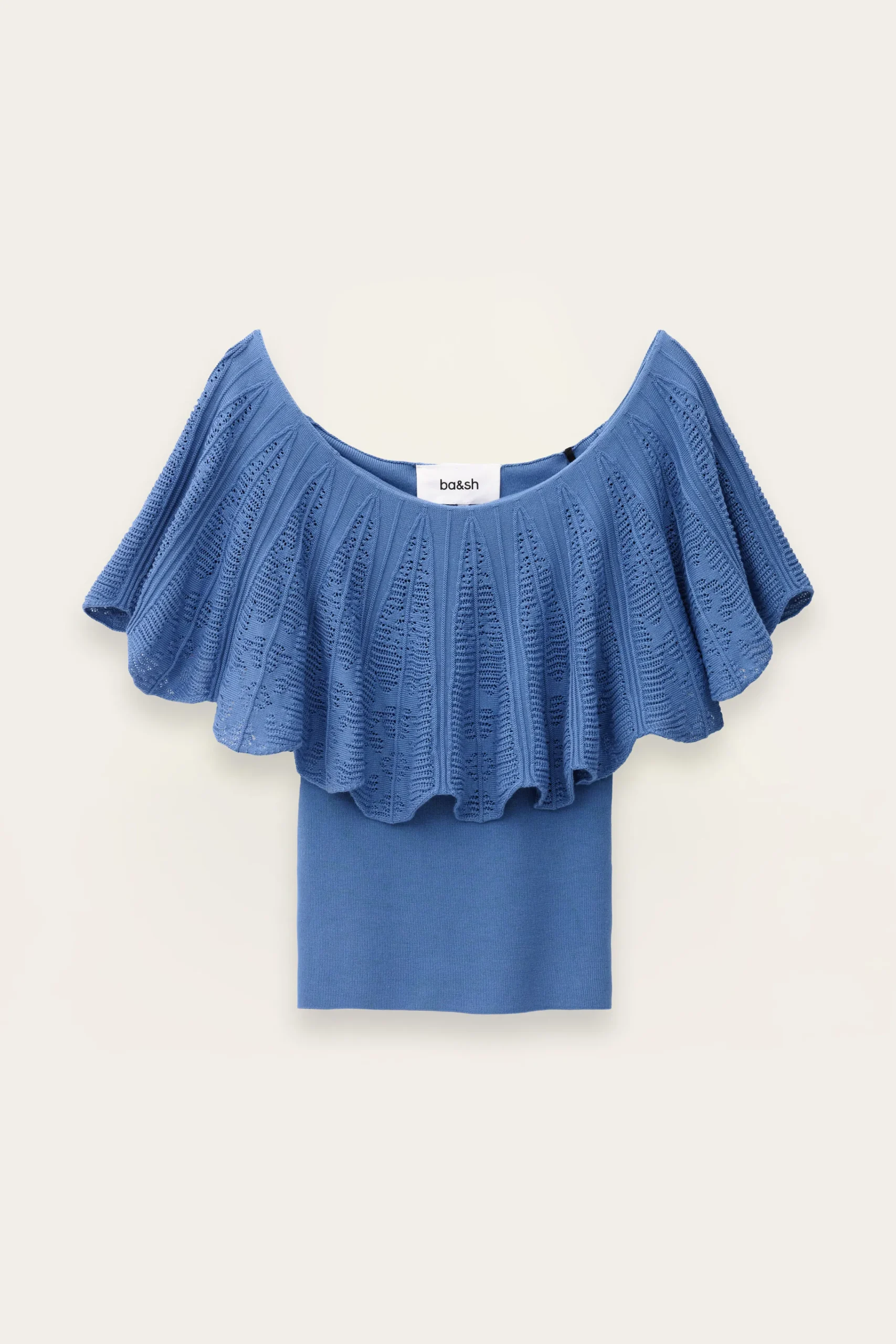 Ba&Sh SALDA top épaules nues NOIR New