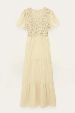 Ba&Sh SANDY robe midi ECRU Best