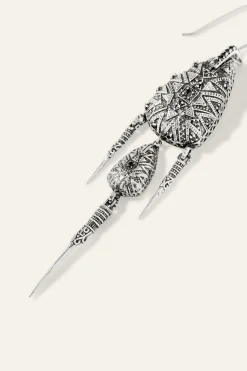Ba&Sh SAVY boucles d'oreilles en argent GRIS Outlet