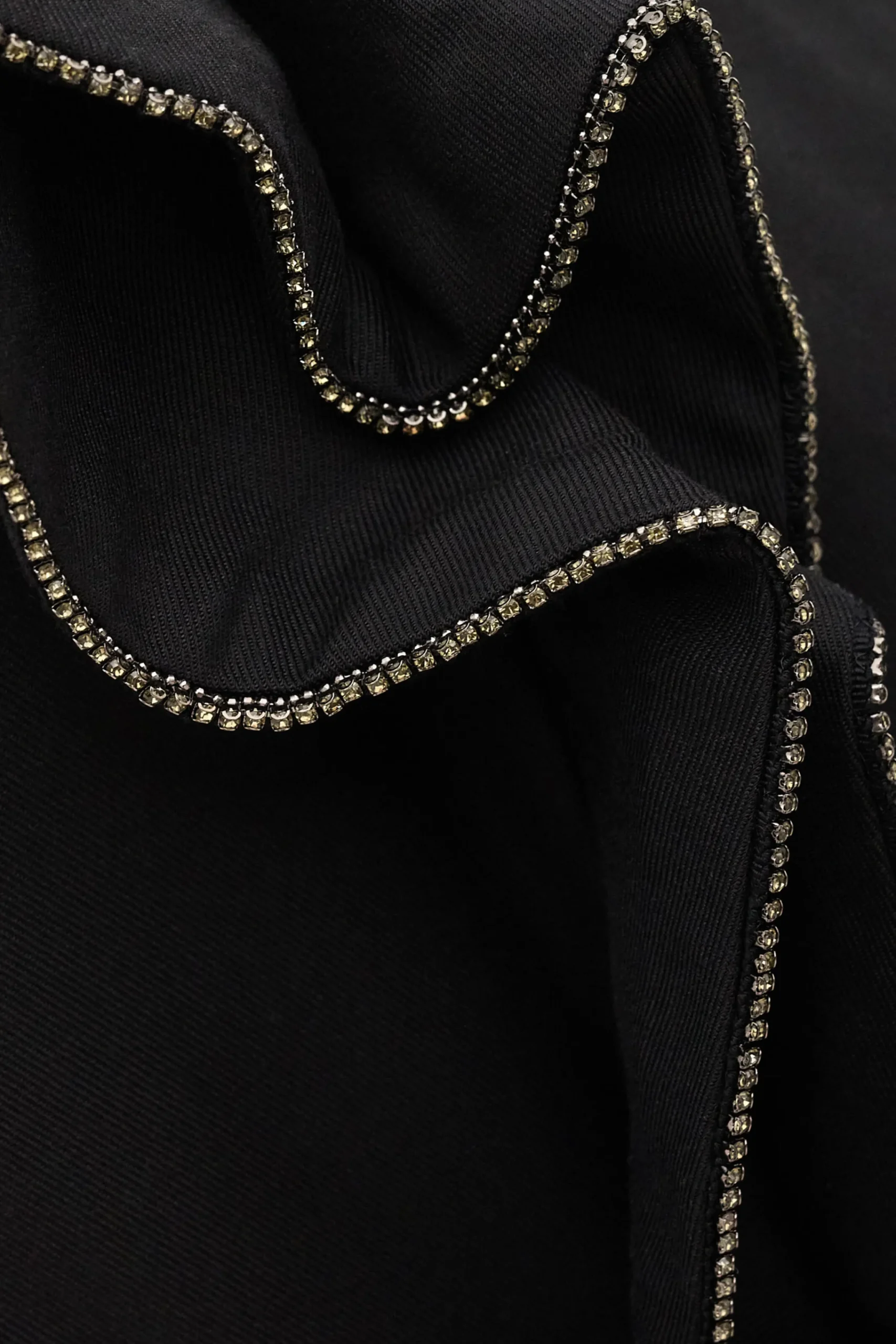 Ba&Sh SILLA robe one shoulder a volant NOIR Outlet