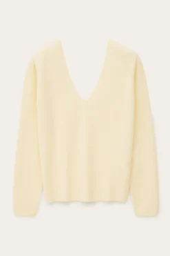 Ba&Sh SOLLENE pull laine intemporel JAUNE Best