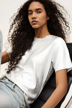 Ba&Sh SONY t-shirt manches courtes GRIS Best