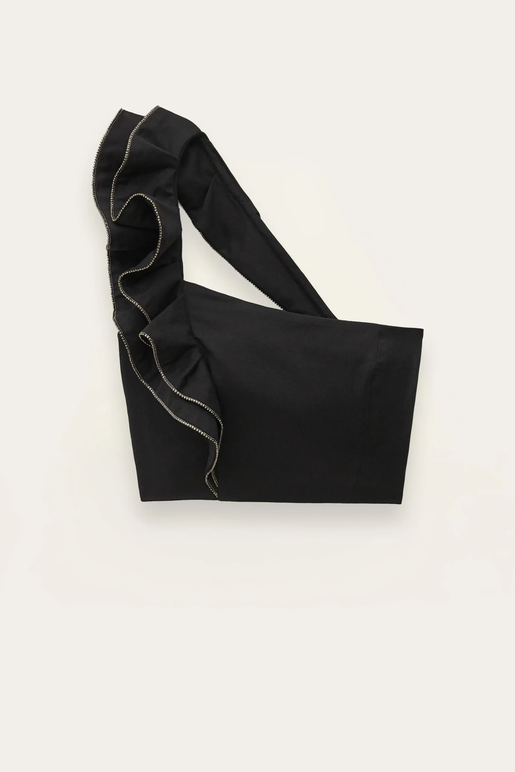 Ba&Sh SWENIA top volants superposés NOIR Hot
