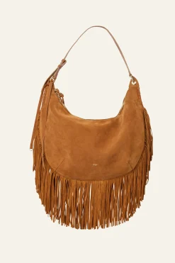 Ba&Sh SWING sac à franges MARRON Sale