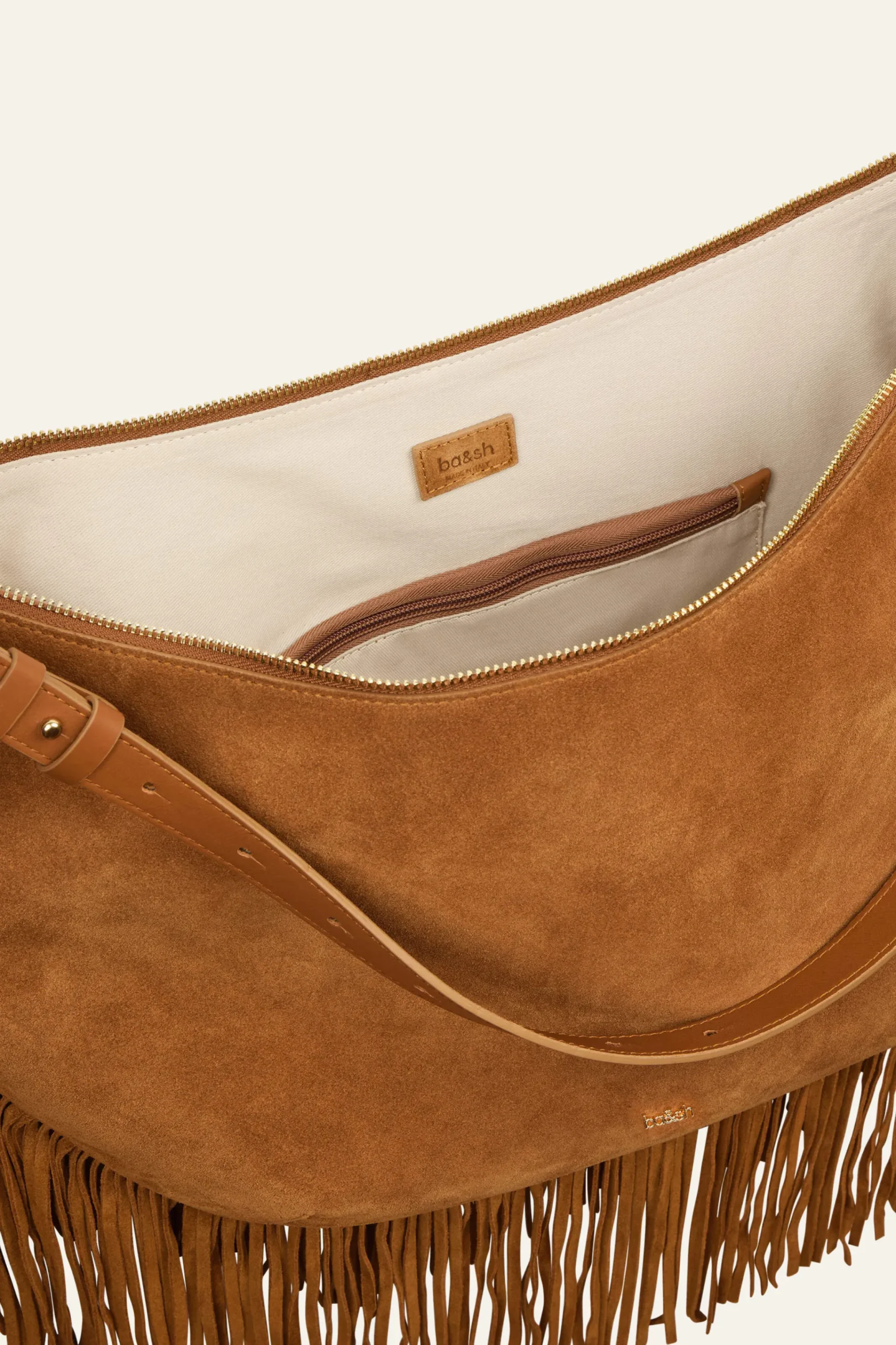 Ba&Sh SWING sac à franges MARRON Sale