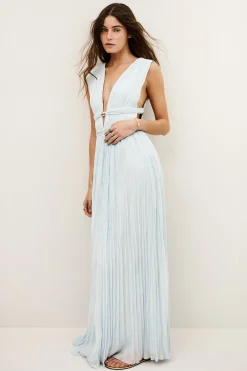 Ba&Sh TANIA robe longue BLEU New