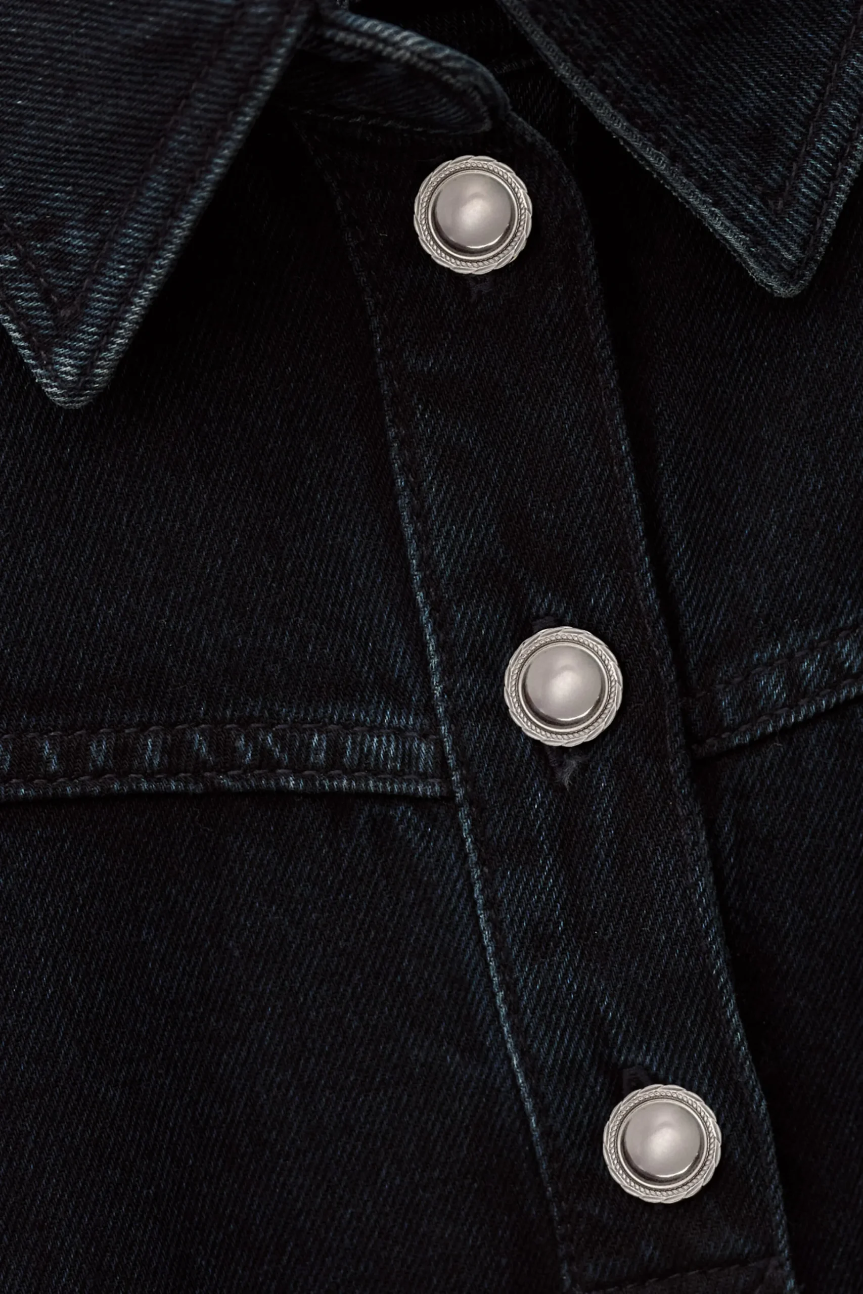 Ba&Sh TAVY top denim droit BLEU Outlet