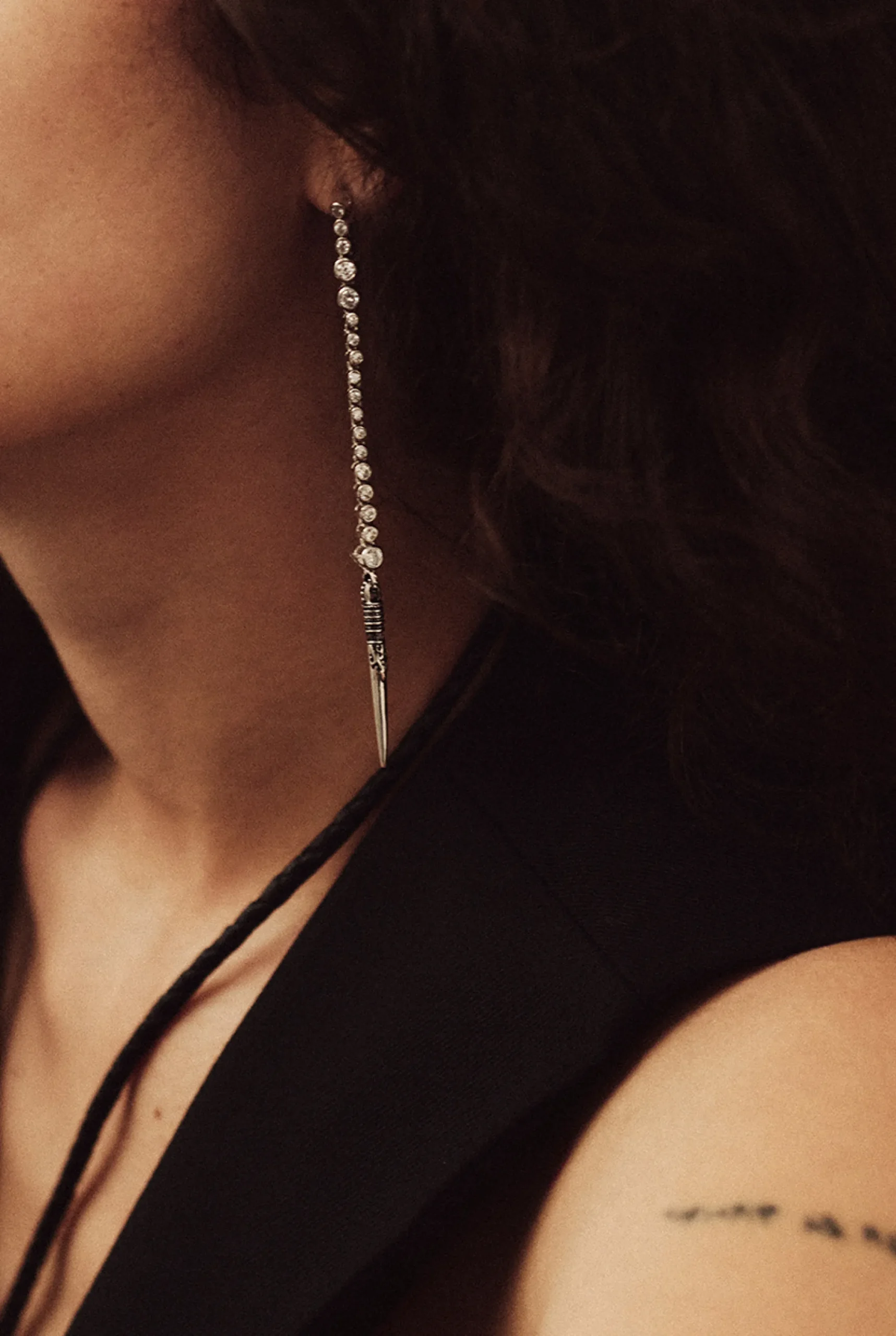 Ba&Sh TAYANNE boucles d'oreilles en argent GRIS Outlet
