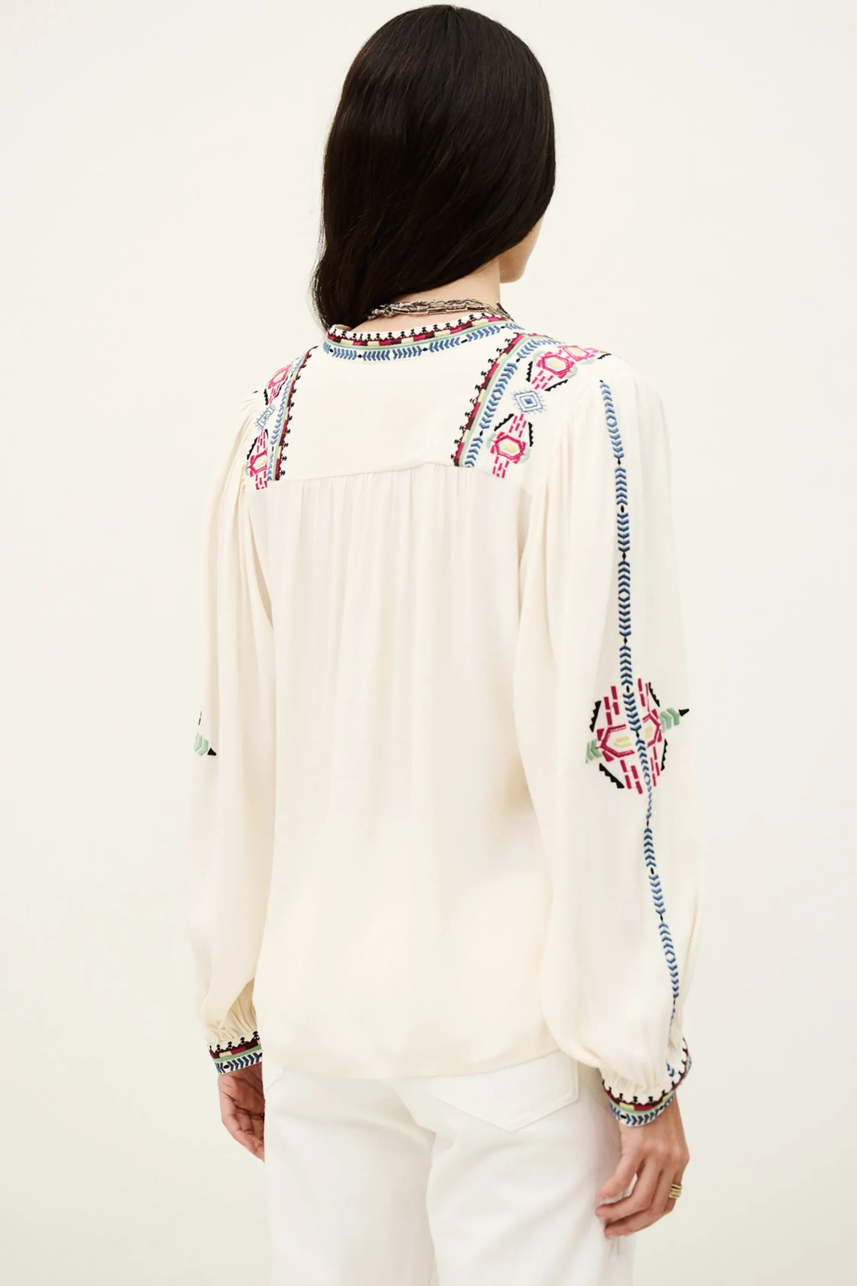 Ba&Sh TILT blouse brodée ample ECRU Outlet