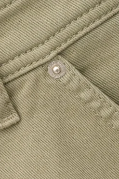 Ba&Sh TODD bermuda large coton VERT Clearance